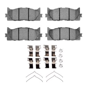 Lexus ES350 Brake Pads - Front - R1 Concepts - R1 Ceramic Pads & Hardware Kit - `07-`18
